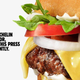 Burger king ad with burger photo